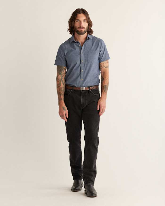 MEN'S COLFAX DIAMOND DOBBY COTTON SHIRT